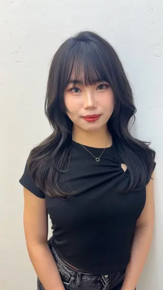 セミロング レイヤーカット ♥kanaのヘアスタイル