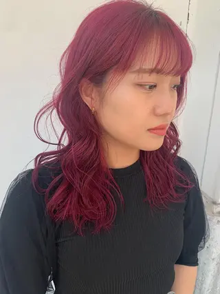 セミロング カラー m ā l o.🌷 サカモトマイコのヘアスタイル