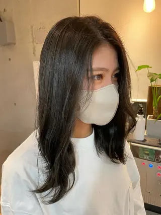 ロング カラー しのはら まどかのヘアスタイル