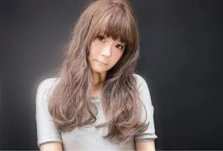 セミロング ロング カラー Re:ta Hair 飯田淳平のヘアスタイル