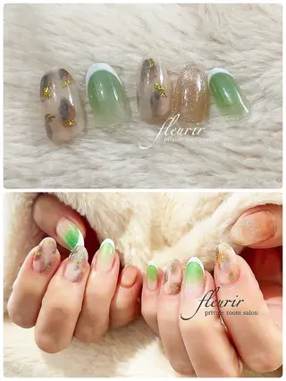 ネイル フルリール 【プライベートサロンのネイルデザイン