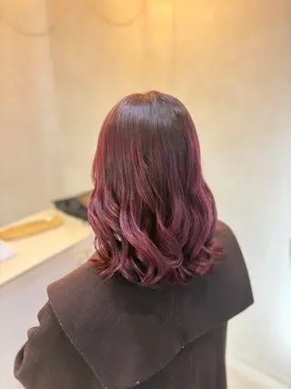 ミディアム カラー Zina北千住／ はるか🍄のヘアスタイル