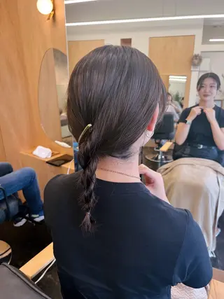 ミディアム カラー 西山 紗耶香🪽 透明感カラー/ボブのヘアスタイル