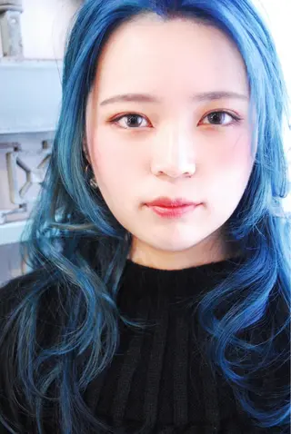 ロング カラー パーマ ヘアアレンジ メンズ 表参道Lise おおいしおりのヘアスタイル