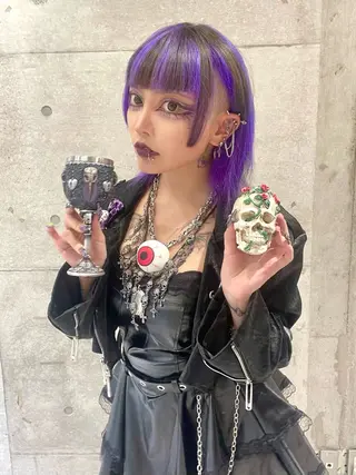 カラー 🍭ハイトーン/ デザインカラー🦄のヘアスタイル