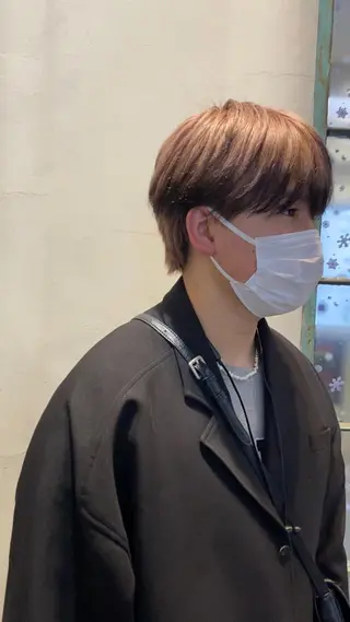 ショート カラー メンズ 銀座/MINX 宇都 愛梨/デザインカットのヘアスタイル