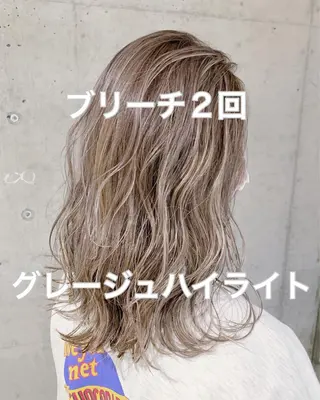 セミロング カラー パルタージュ大宮East所属・✨森下 直弥✨ 店長🤩のヘアスタイル