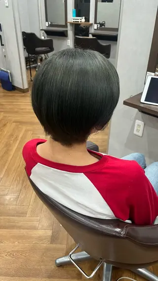 ショート カラー 𝗋𝗂𝗌𝖺 ୨୧⟡.·のヘアスタイル