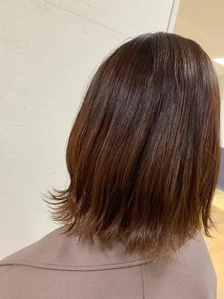 ミディアム カラー 高橋友里亜 /フリーランスのヘアスタイル