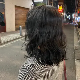 ミディアム カラー かりん 🤍のヘアスタイル