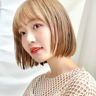 ショート カラー レイヤー専門家 ダブルカラー修のヘアスタイル