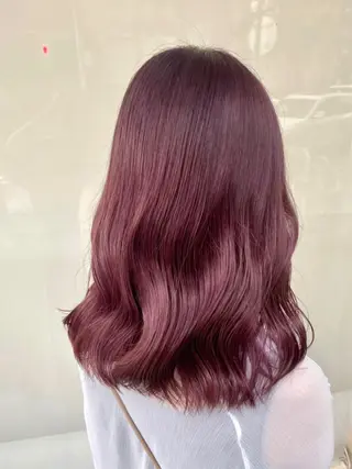 セミロング 韓国透明感カラー🌀 yuukiのヘアスタイル