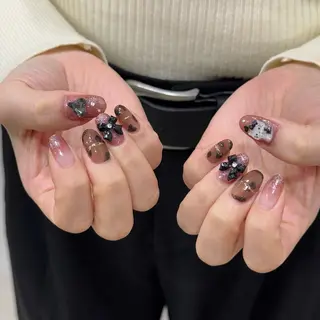 ネイル 韓国ネイル/ワンホン ネイル🎀表参道3分のネイルデザイン