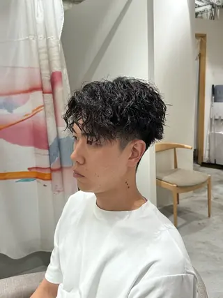 メンズ INCE  HAIR 梅田　長町　至のヘアスタイル