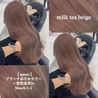 カラー 🩶透明感ミルク ティー🩶 maoのヘアスタイル