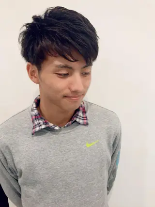 ショート カラー ヘアアレンジ メンズ CHIC share salon所属・ちこ .のヘアスタイル