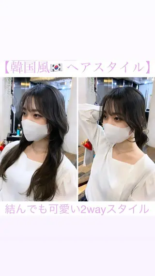 セミロング 中園 祥吾のヘアスタイル