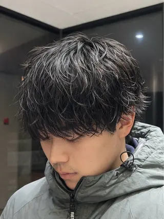 ショート パーマ 👊ケンシロウ👊 メンズパーマ特化のヘアスタイル