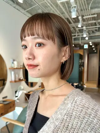 ショート sea by luvismけやき通り2号店所属・ボブ/ショート/ 縮毛矯正/岸本恭明のヘアスタイル