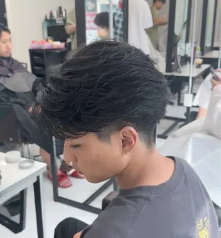 パーマ メンズ ニュアンス/フェザー /ウルフ/伶馬のヘアスタイル