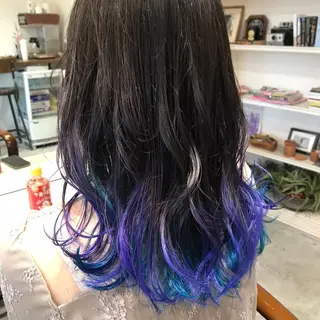 カラー MUSASHI ブリーチカラー◎のヘアスタイル