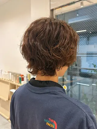 カラー パーマ green machida所属・暖色・ベージュ♡ nanoha itoのヘアスタイル