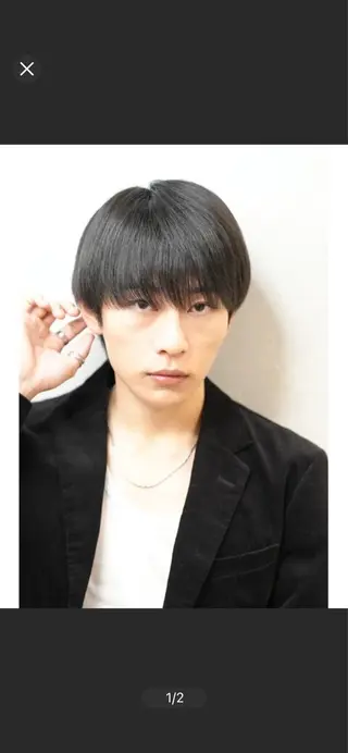 メンズ 縮毛矯正/髪質改善 板倉高史郎のヘアスタイル