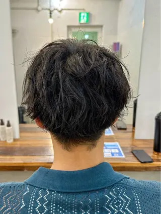 パーマ メンズ 横浜/メンズ特化/ Farbe/田中颯斗のヘアスタイル