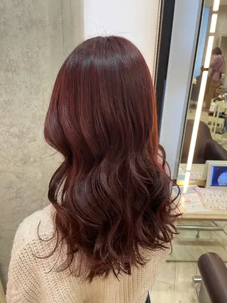 ミディアム カラー ✰︎Rad✩.*˚‪ カノンのヘアスタイル