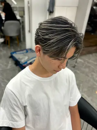 カラー メンズ 🍐シャドウパーマ メンズ特化/守岡🍐のヘアスタイル