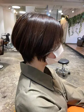 ミディアム カラー パーマ 【N°deseo】 吉祥寺のヘアスタイル