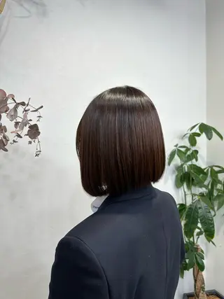 ショート 地毛風縮毛矯正 / ショート/ボブ/平山のヘアスタイル