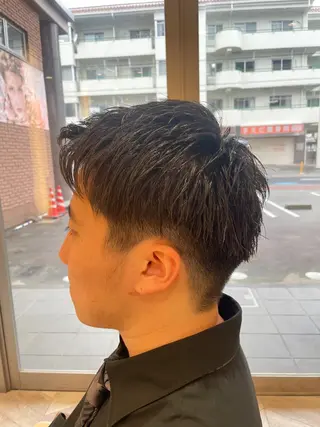 ショート メンズ 小西 遥のヘアスタイル