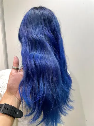 ロング カラー ナカタケ ユウのヘアスタイル