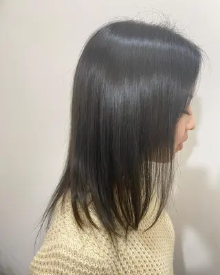 ミディアム カラー CIEN white所属・パーマモデル募集中 渥美翔人のヘアスタイル