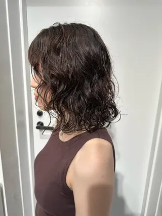 カラー パーマ レイヤーカット/艶髪 ✨💭KIRARIのヘアスタイル