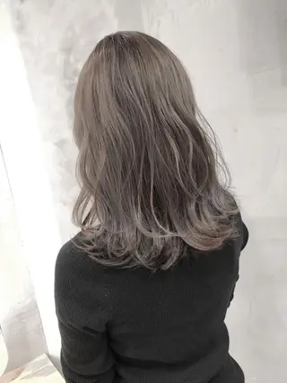 セミロング カラー say.所属・ブリーチカラー🔥 パーマ【佐々木凌平】のヘアスタイル