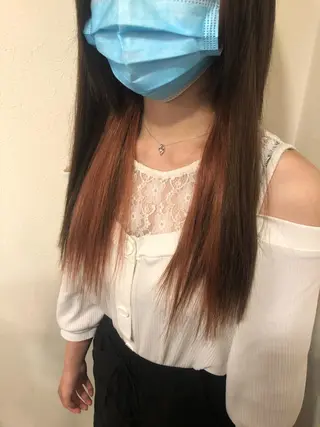 ロング 工藤 綾華のヘアスタイル