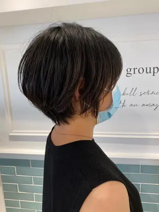 ショート 髪質改善レイヤー/ ボブたんの翔太のヘアスタイル