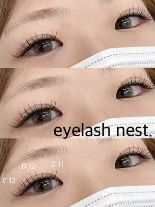 マツエク・マツパ intime内nest.所属・🤍nest. エリ🤍のマツエク・マツパデザイン