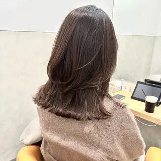 ミディアム カラー SALOWIN aroa店所属・ENDO Kのヘアスタイル
