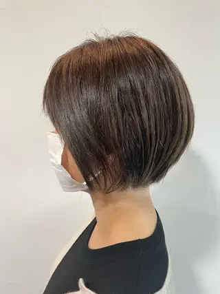 ショート カラー ショート ボブ✂︎ 髙梨  遥のヘアスタイル