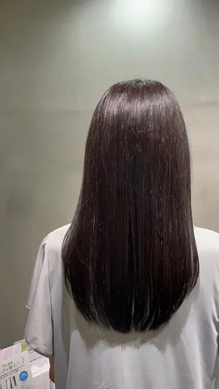 ロング カラー 黒井 瑠菜のヘアスタイル