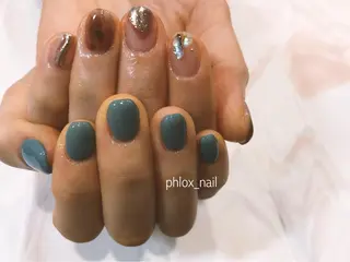 ネイル s/w ＿shokoのネイルデザイン