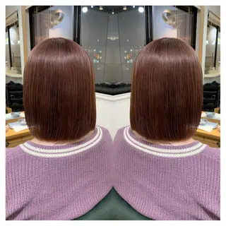 ミディアム カラー 村山 茉衣のヘアスタイル