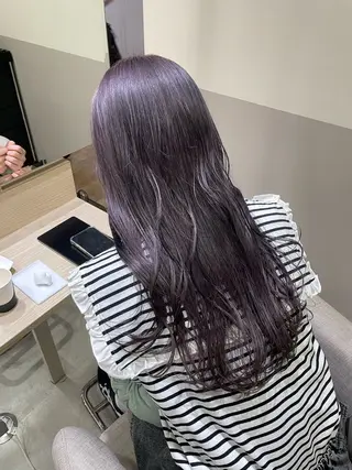 ロング カラー ayano / 透明感・くすみカラーのヘアスタイル