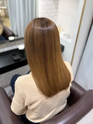 カラー 🇰🇷韓国風艶髪 /AZUSA🤍のヘアスタイル