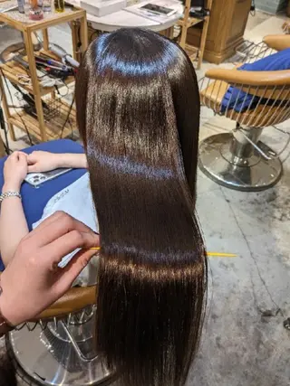 ロング 縮毛矯正/レイヤー 💎やまもとちひろのヘアスタイル