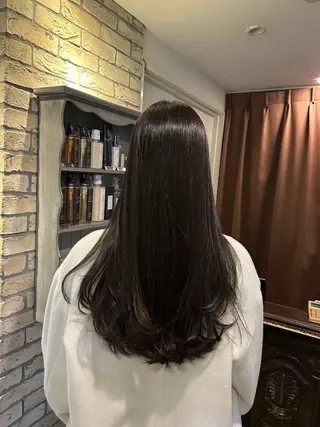 ロング カラー 小澤 一稀のヘアスタイル