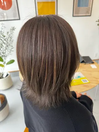 ミディアム カラー c& ちはるのヘアスタイル